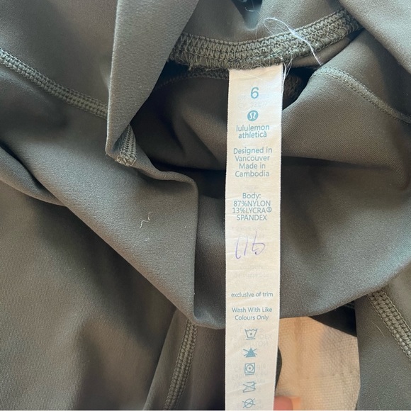 Forest Green Lululemon Leggings - Picture 5 of 10